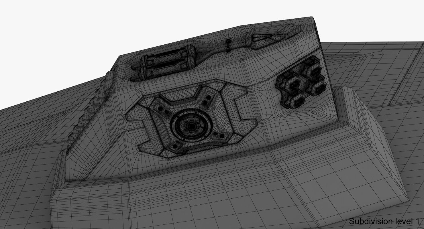 Hover car concept 2 3D model_34
