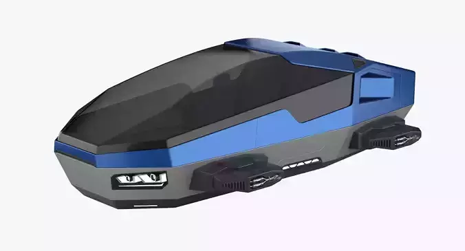 Hover car concept 2 3D model