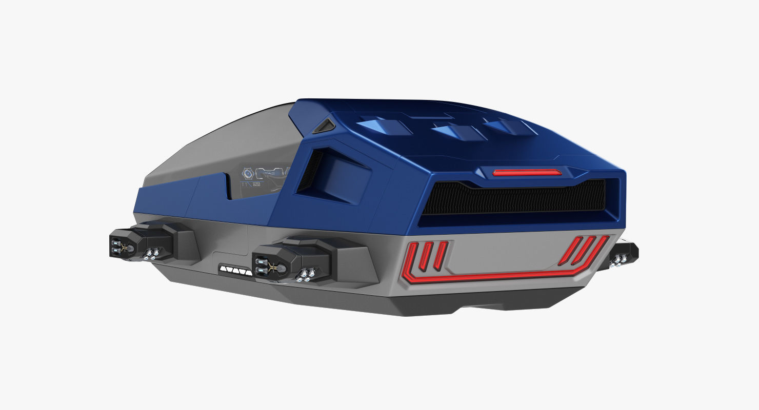 Hover car concept 2 3D model_11