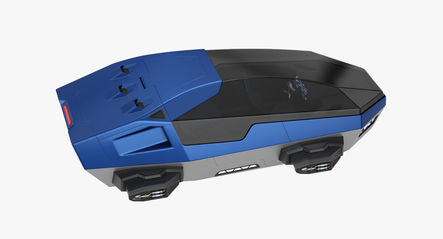 Hover car concept 2 3D model_10