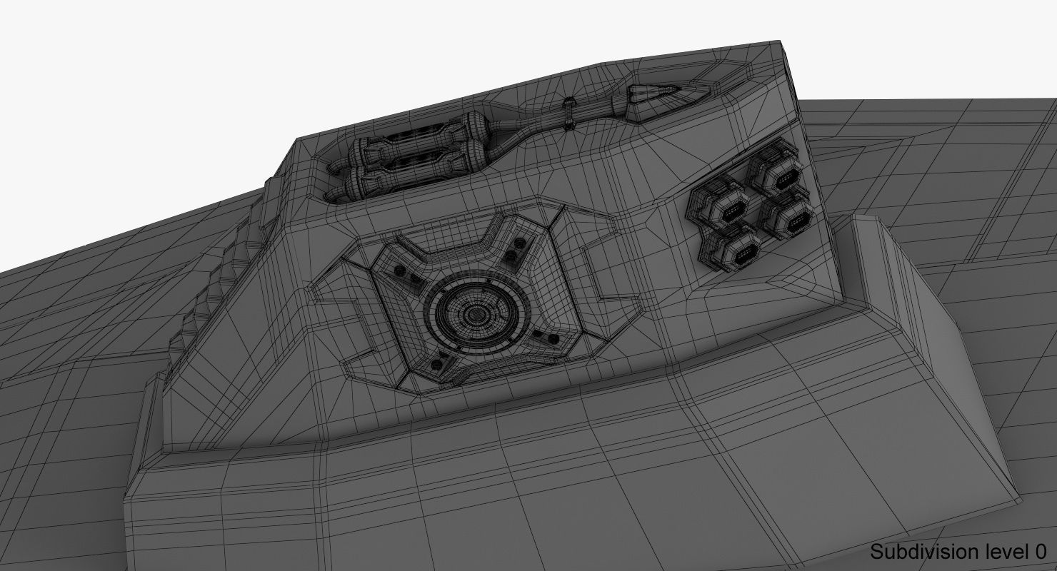 Hover car concept 2 3D model_33