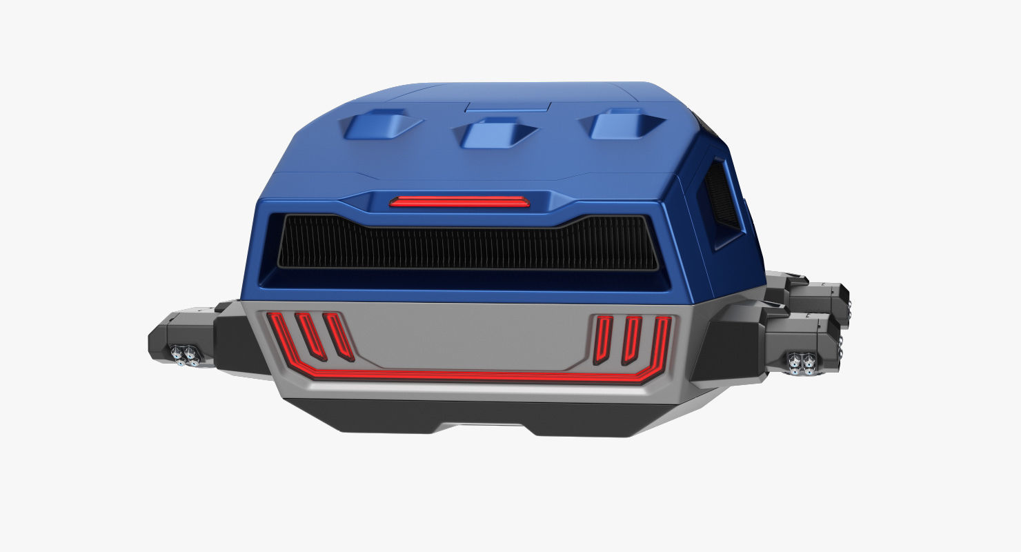 Hover car concept 2 3D model_8