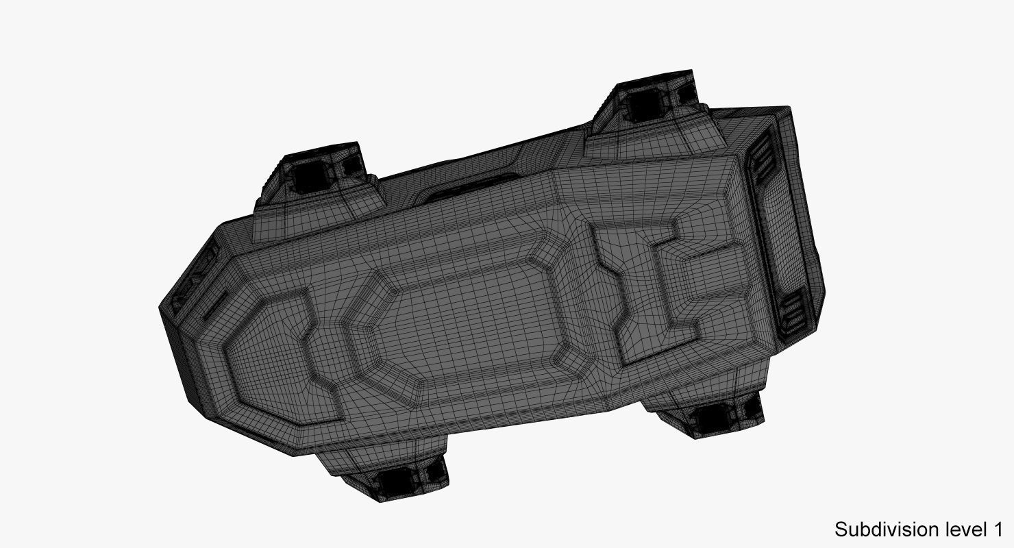 Hover car concept 2 3D model_32