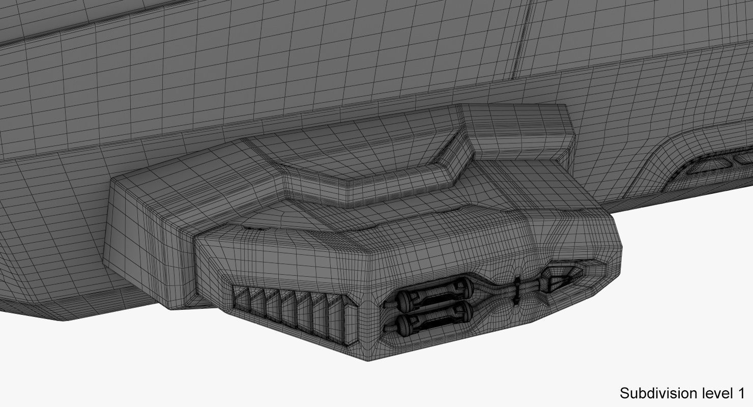 Hover car concept 2 3D model_26