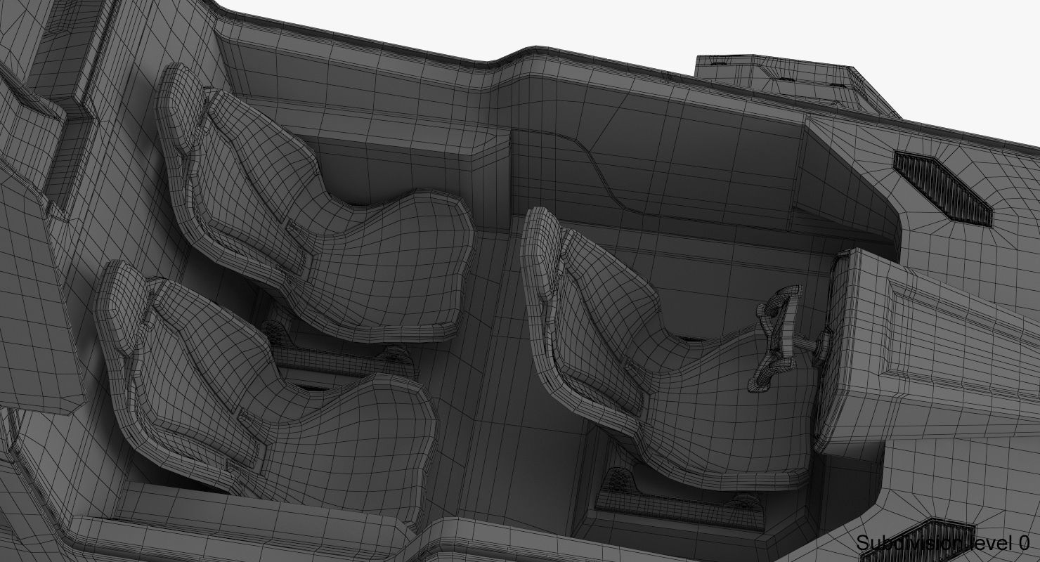 Hover car concept 2 3D model_35