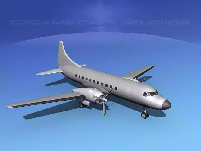 Convair CV-340 Bare Metal