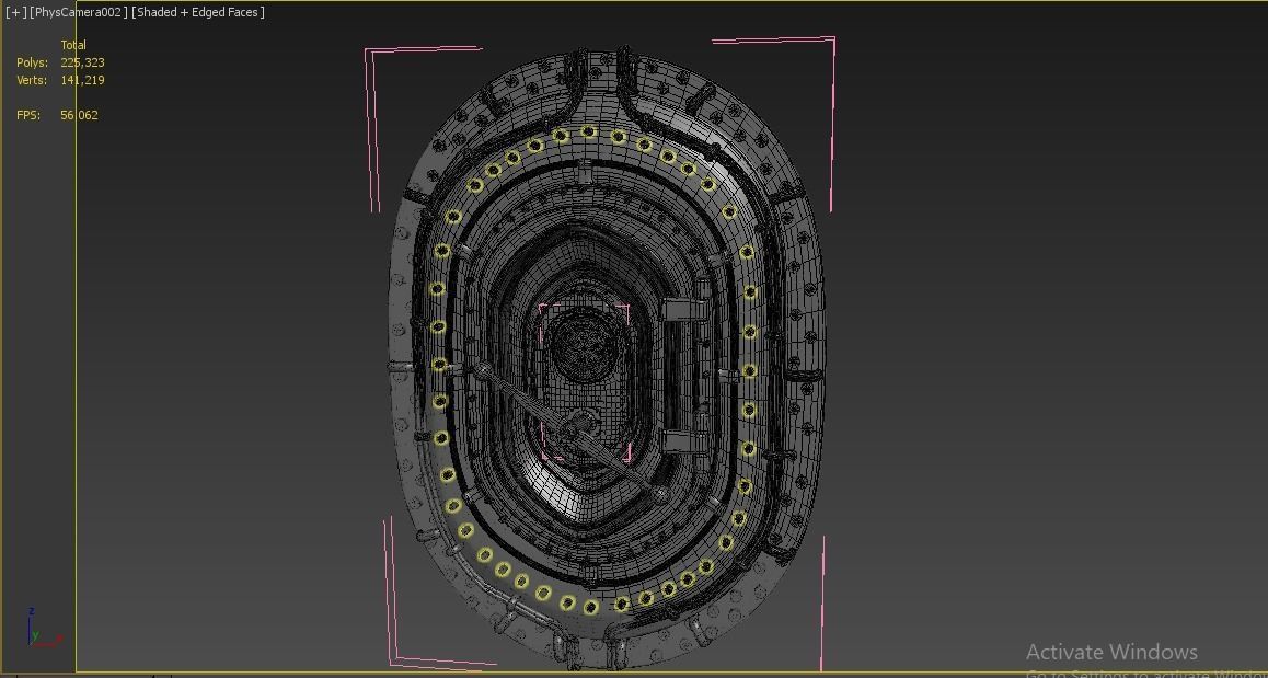 ship-door tank door 3D model_3