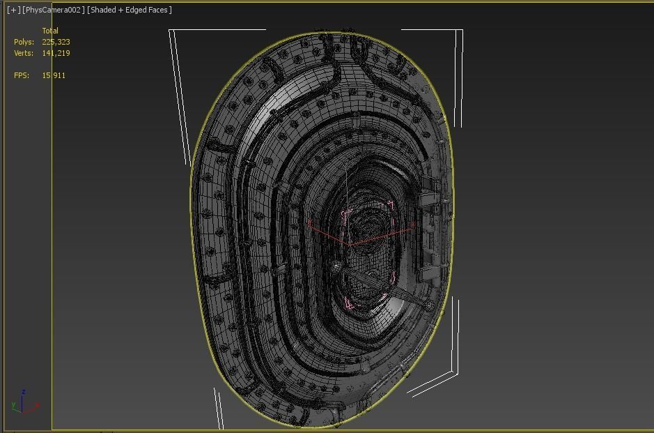 ship-door tank door 3D model_5