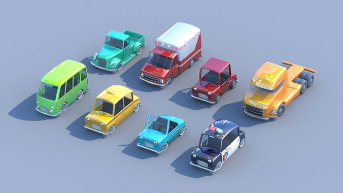 Toycar Pack collection 3D model