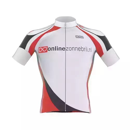 Cyclist bib t shirt 3D model