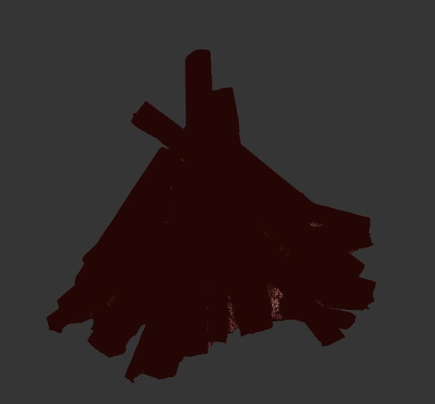 Ultra realistic Firewood Scan Low-poly 3D model_12