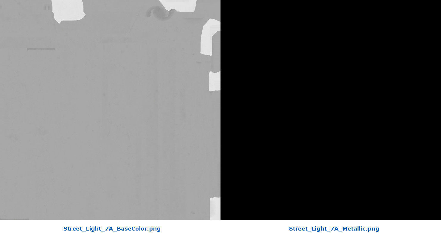 Street Light 7A Low-poly 3D model_11