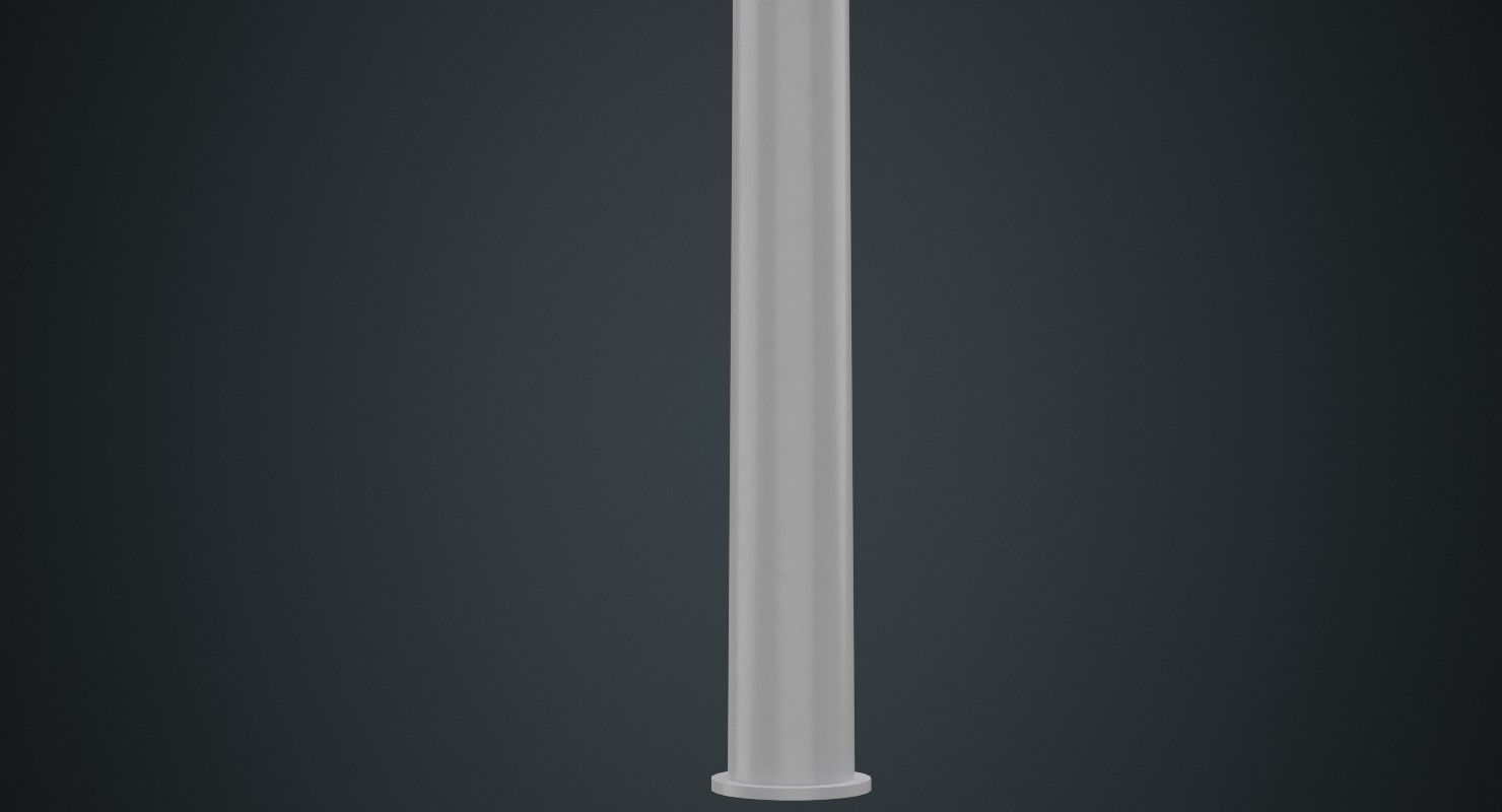Street Light 7A Low-poly 3D model_6