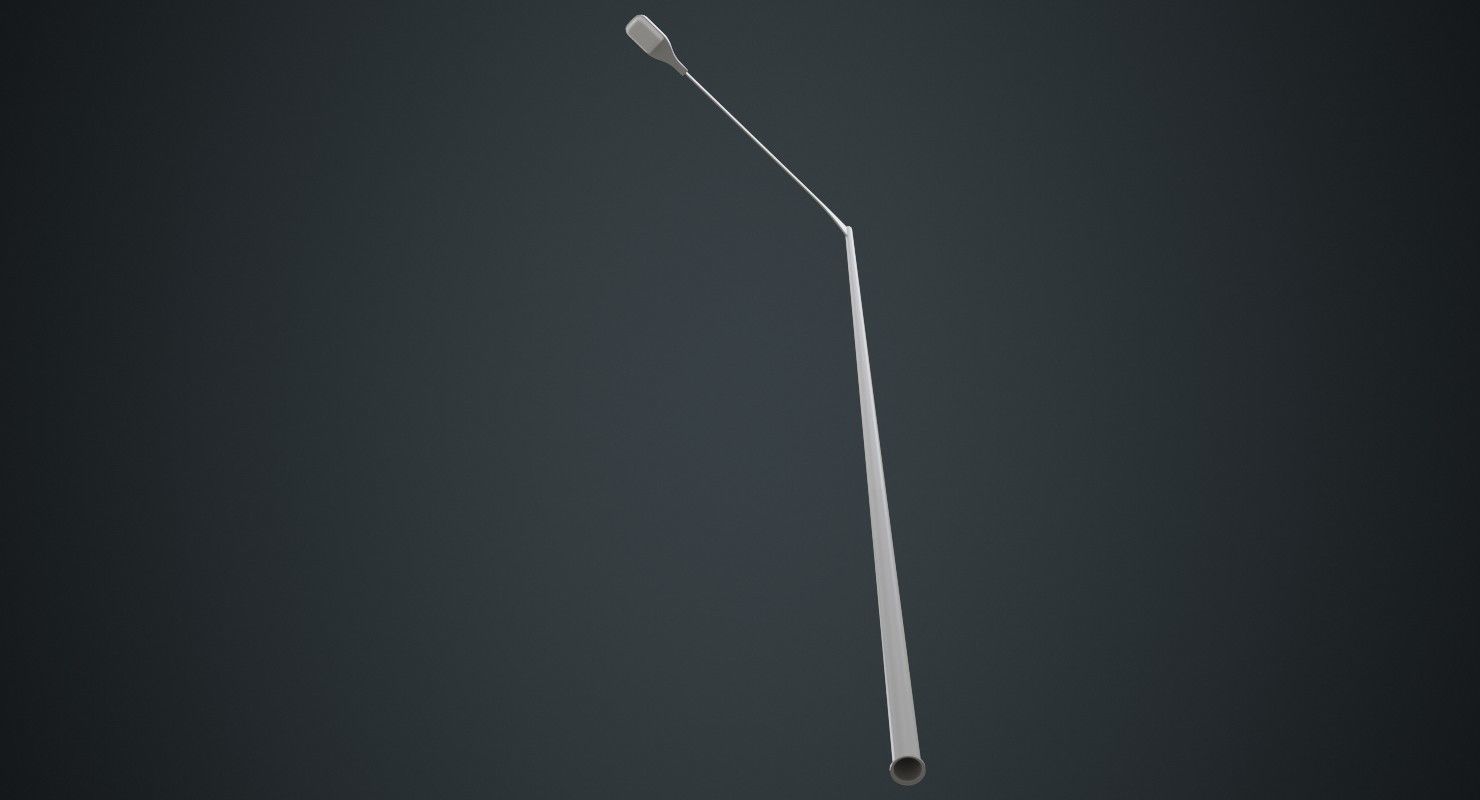 Street Light 7A Low-poly 3D model_4
