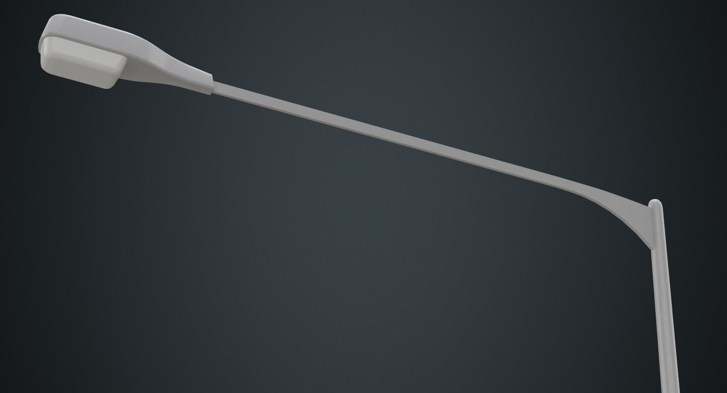 Street Light 7A Low-poly 3D model_5