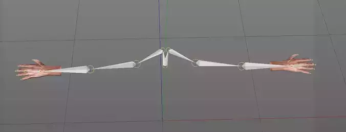 Rigged Hand Free 3D model