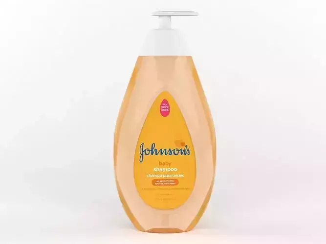 Johnsons Tear Free Baby Shampoo 3D model