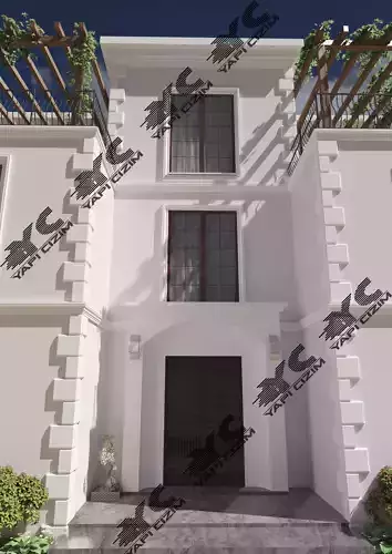 Exterior Realistic Render modern house