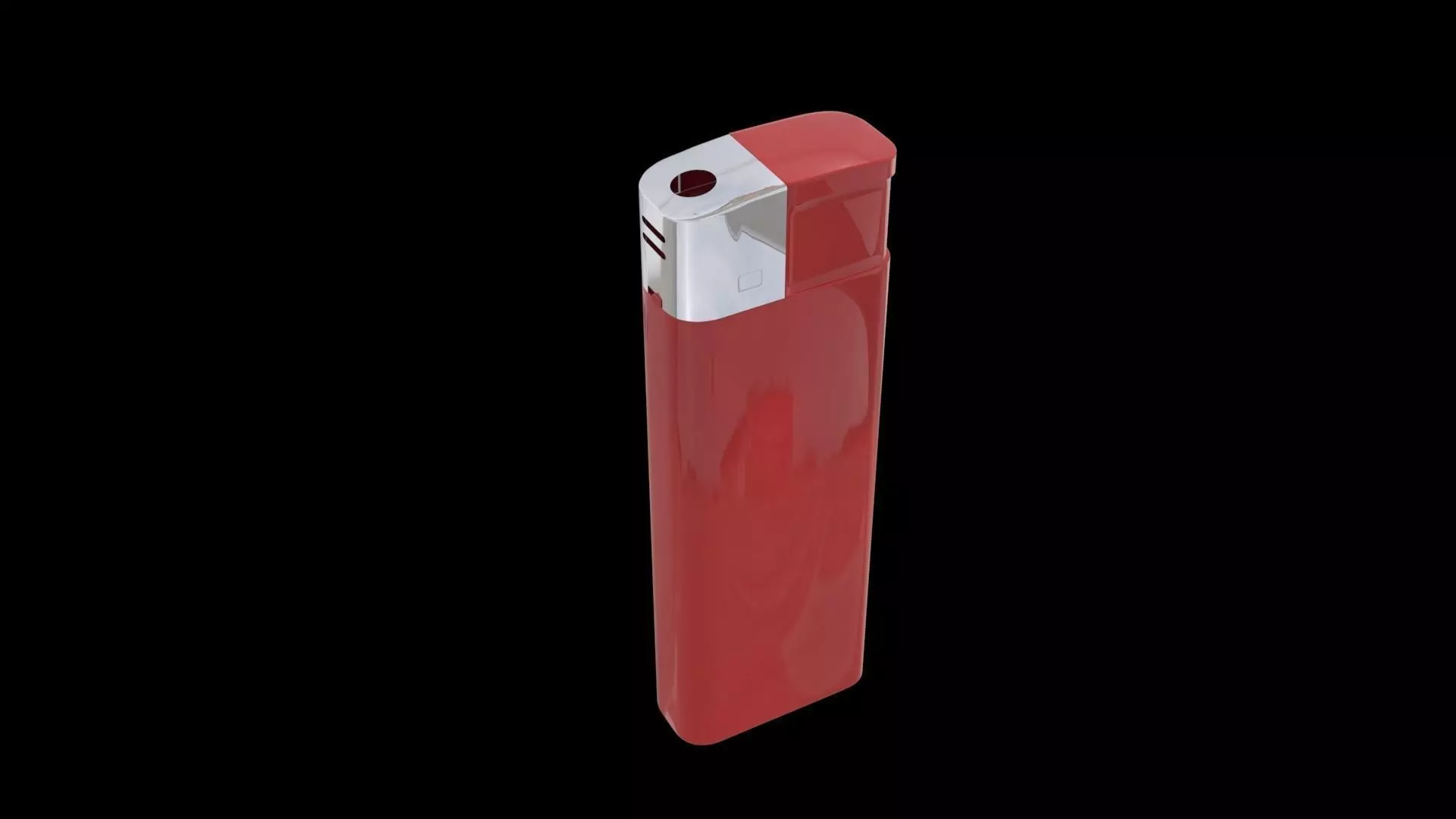 Lighter red 3D model_0