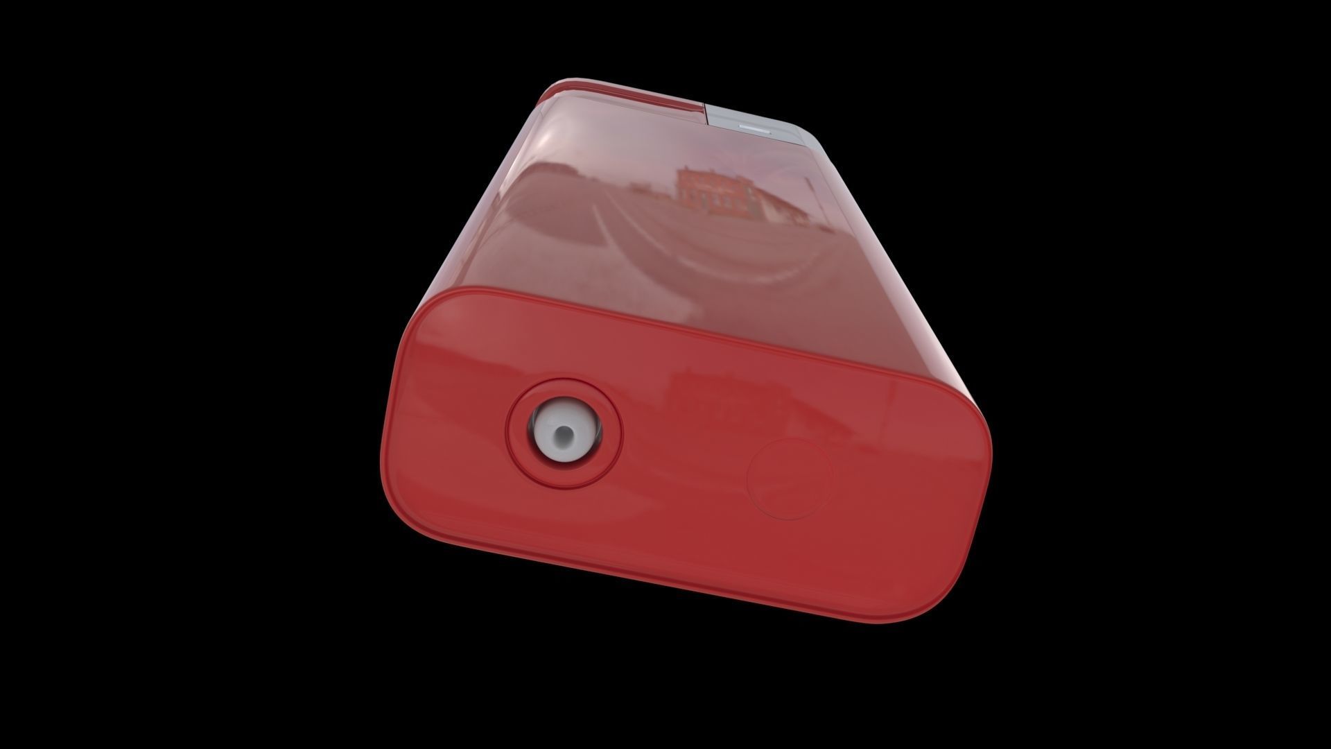 Lighter red 3D model_3