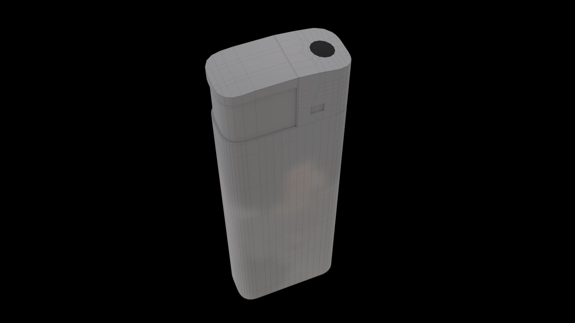 Lighter red 3D model_6