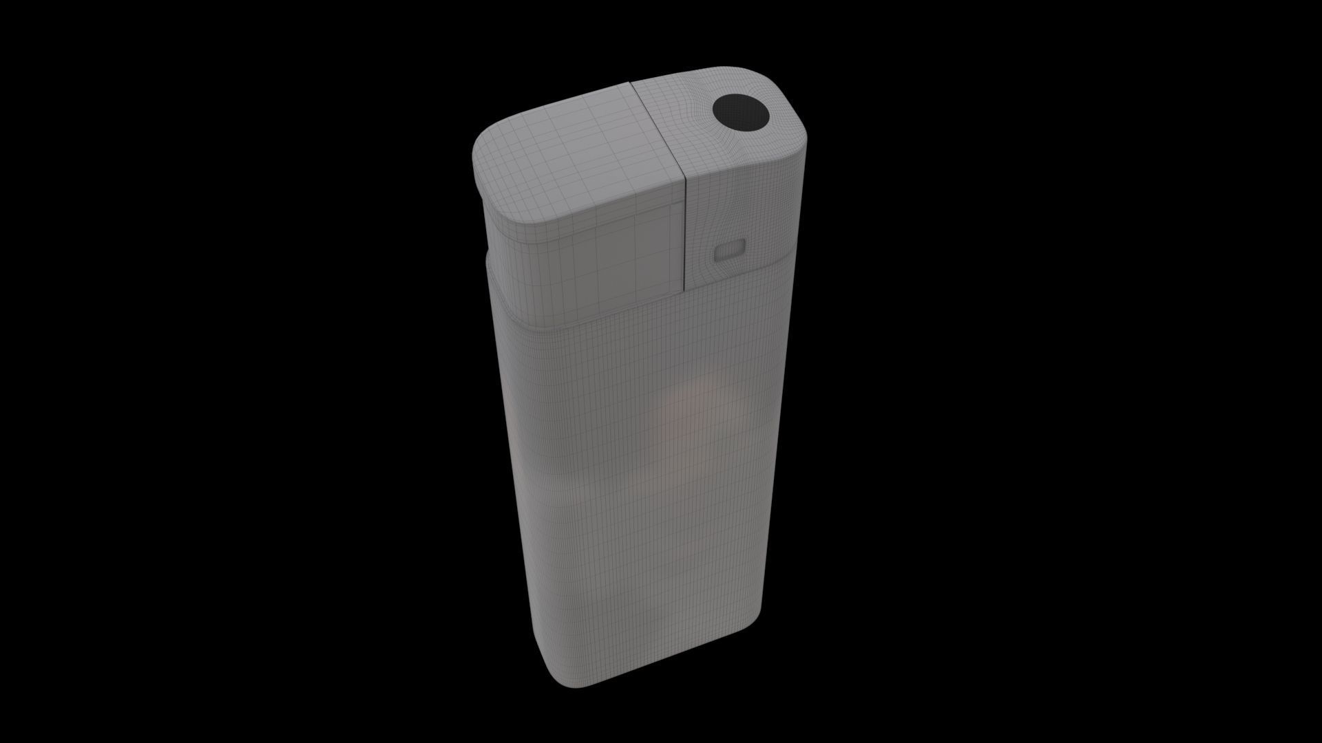 Lighter red 3D model_7