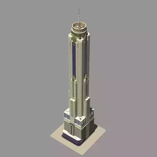 Sky Tower 3d model 3D model