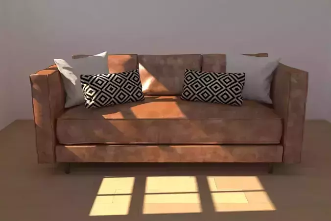 Leather Sofa 