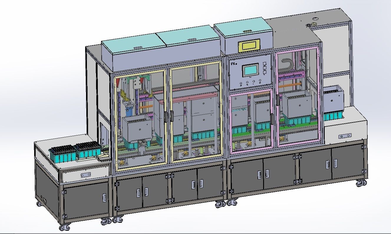 Design model of liquid filling equipment for lithium battery 3D model_1