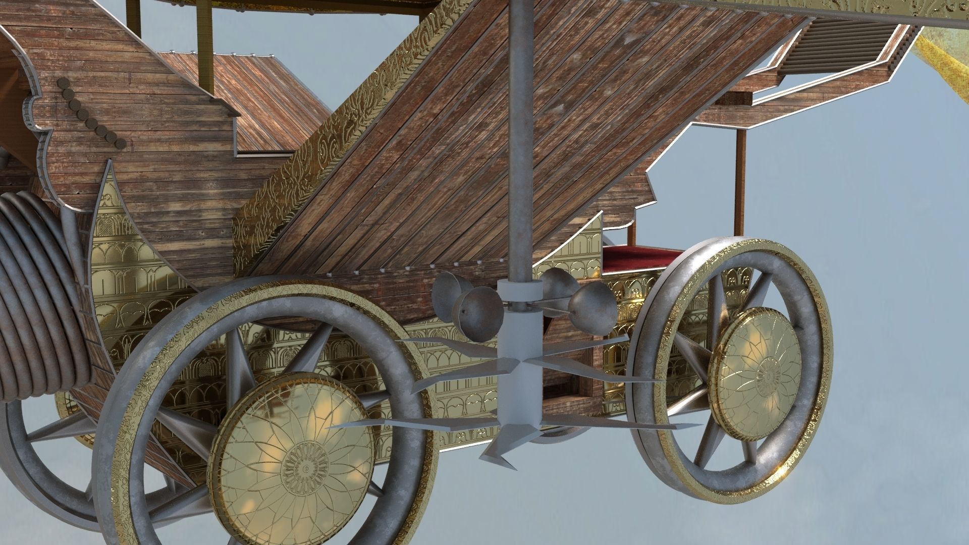 Battleship 3D model - WAR SHIP EPIC Low-poly 3D model_3