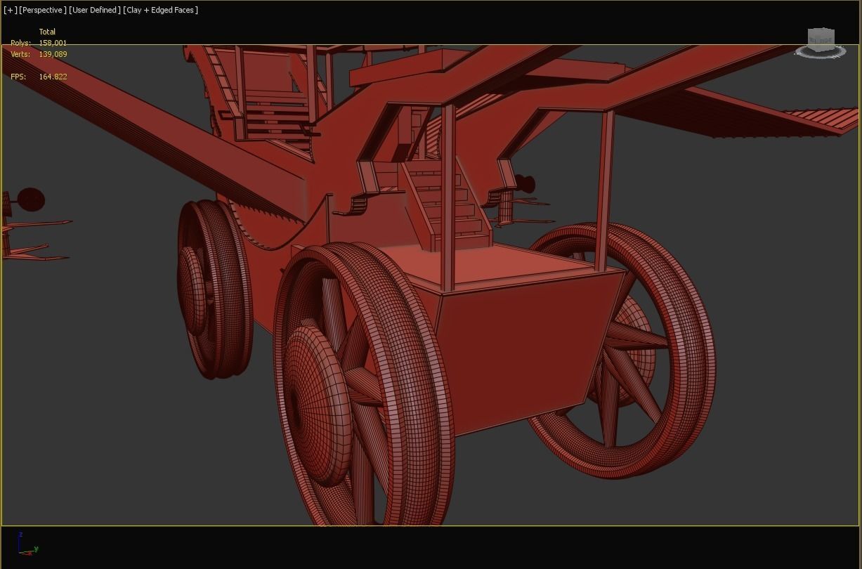 Battleship 3D model - WAR SHIP EPIC Low-poly 3D model_11