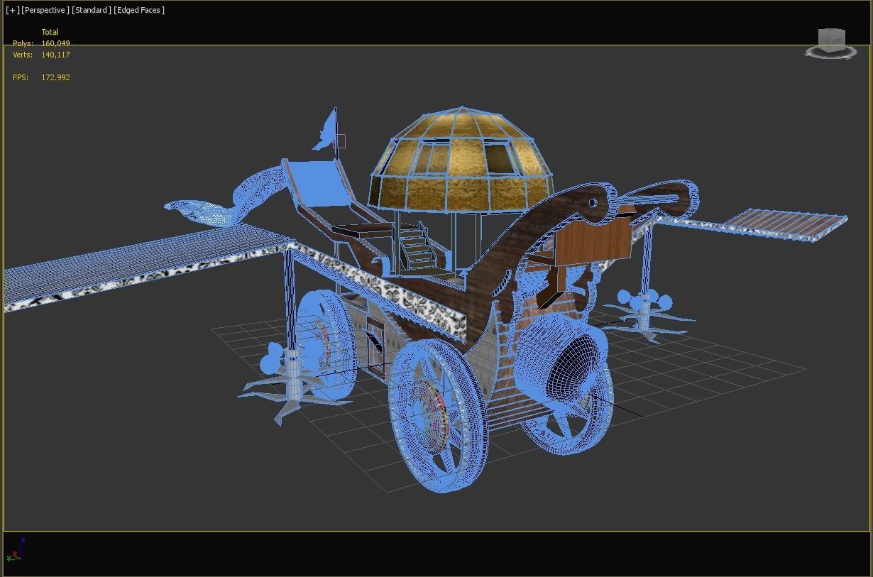 Battleship 3D model - WAR SHIP EPIC Low-poly 3D model_10