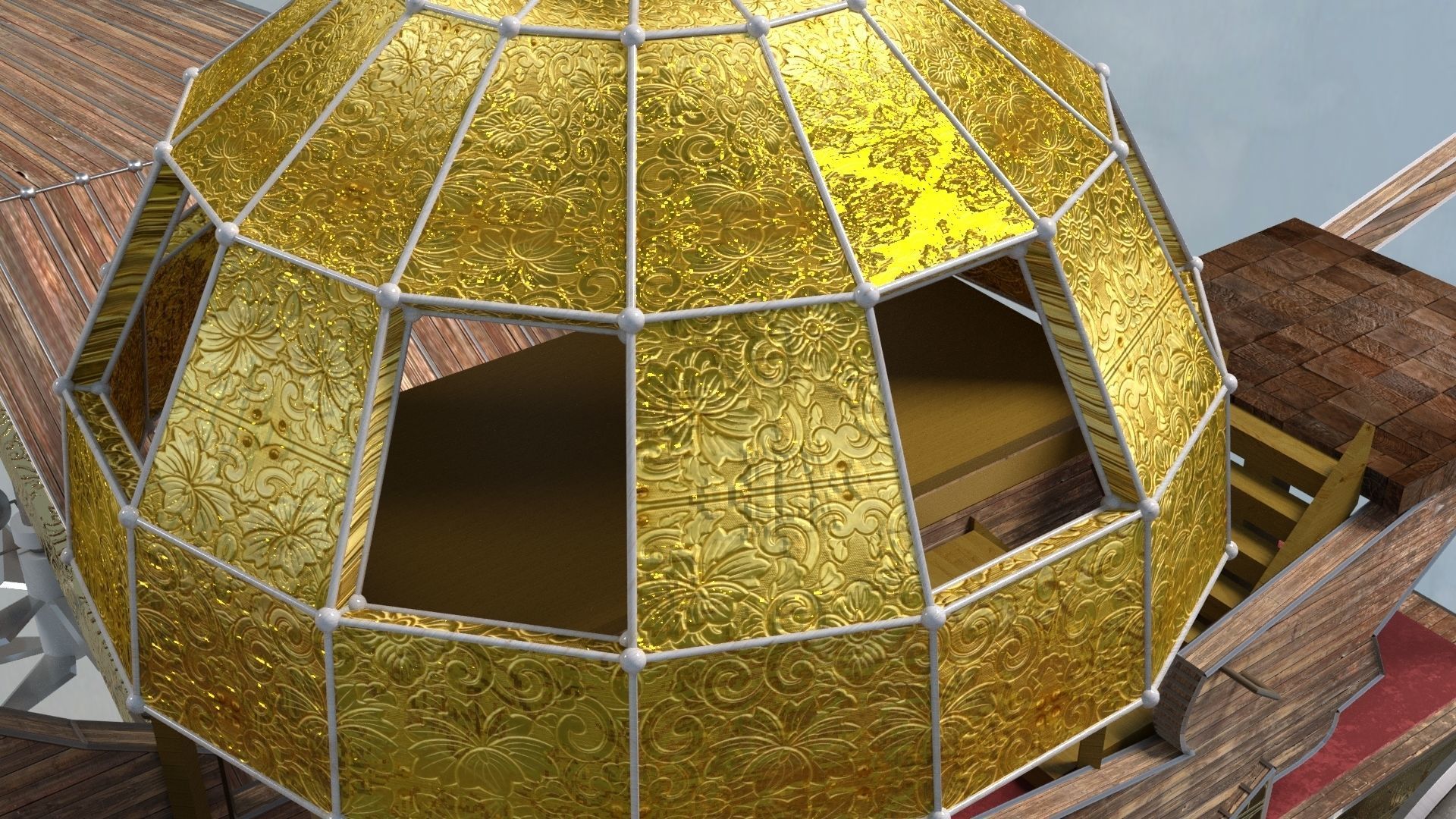 Battleship 3D model - WAR SHIP EPIC Low-poly 3D model_6