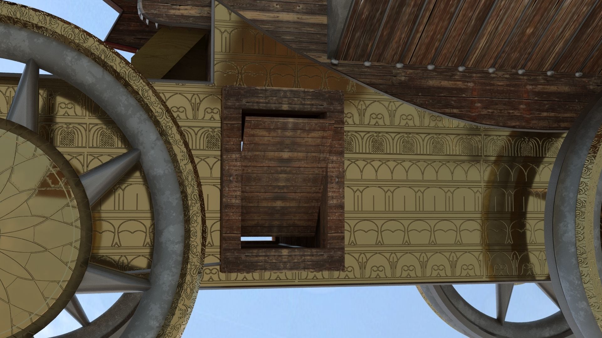 Battleship 3D model - WAR SHIP EPIC Low-poly 3D model_5