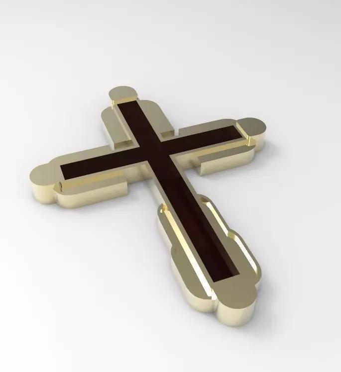 Cross Gold Baraka 3D print model