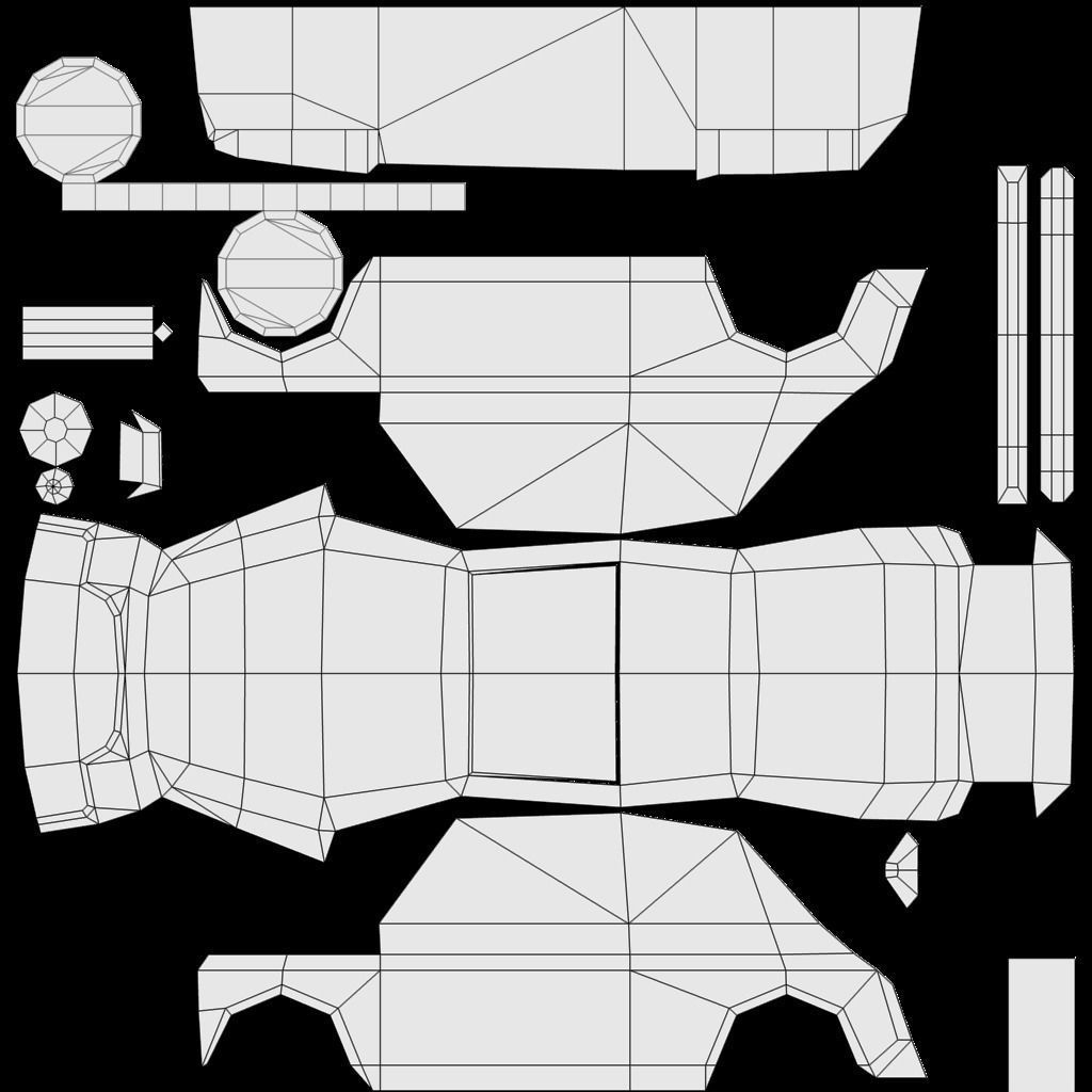 Low-poly animated pixelated Classic Fiat 500 Cinquecento Free low-poly 3D model_7