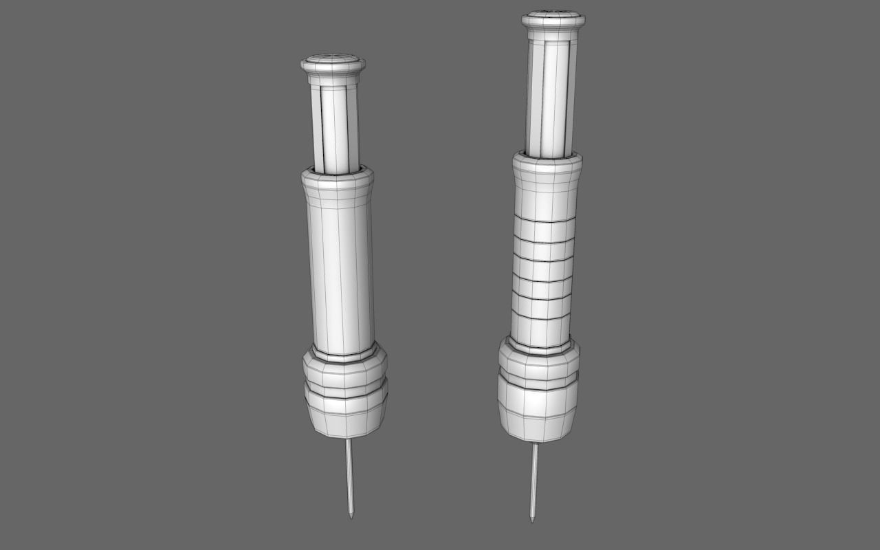 Sci Fi Stimpack Injection Free 3D model_3