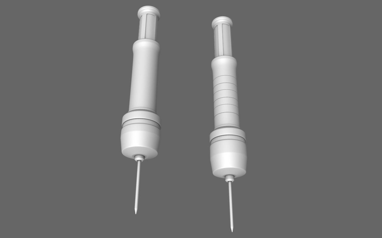 Sci Fi Stimpack Injection Free 3D model_1