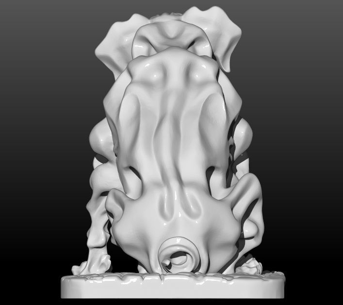 Mops dog 3D print model_1