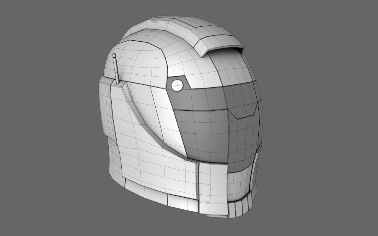 Halo Sci Fi Helmet Free 3D model_4