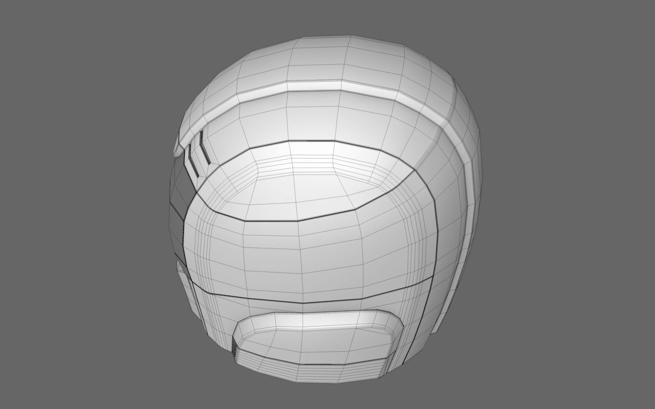 Halo Sci Fi Helmet Free 3D model_5