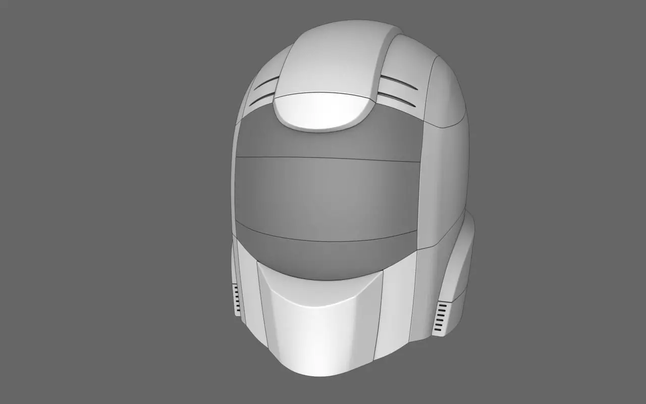 Halo Sci Fi Helmet Free 3D model_0