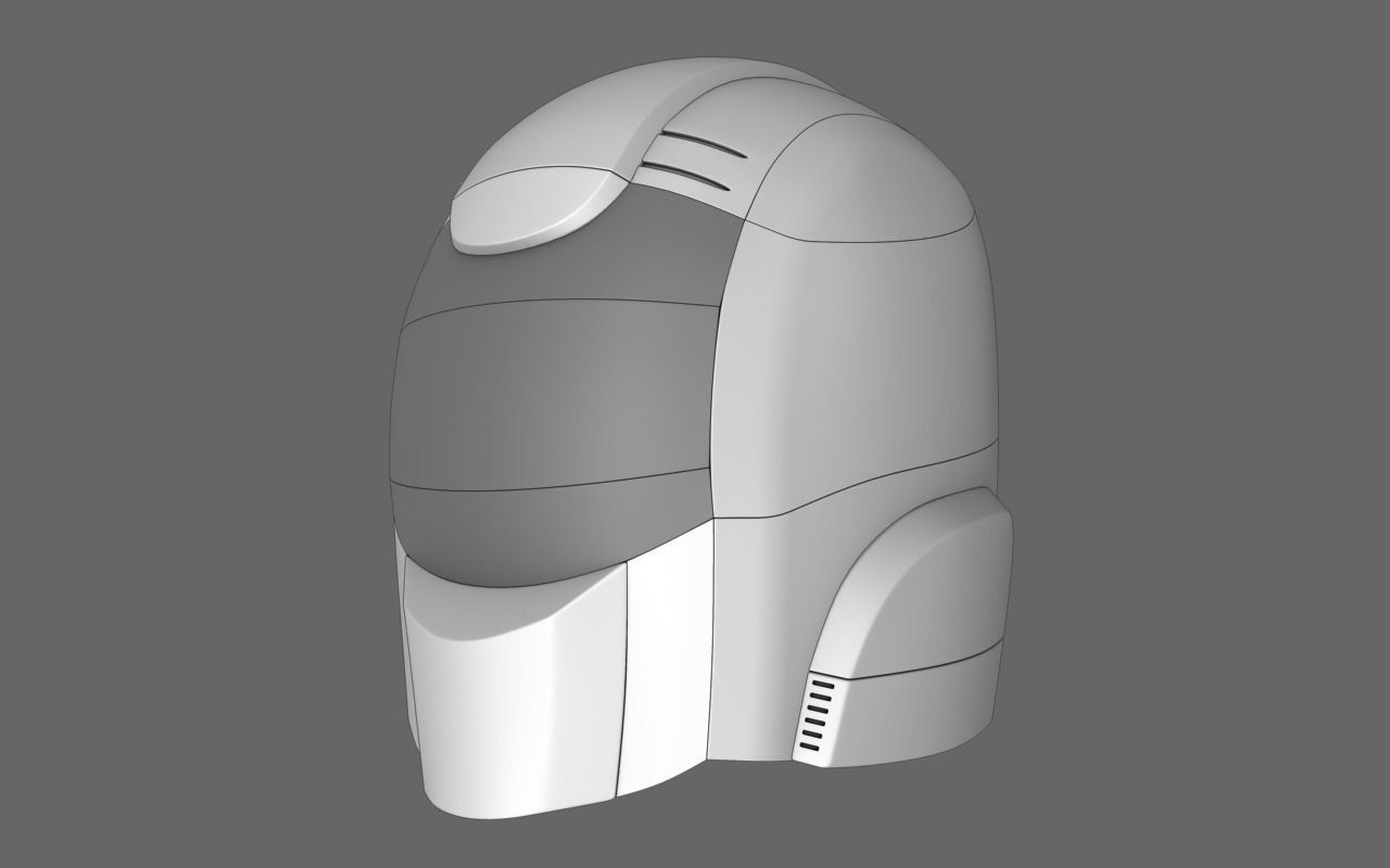 Halo Sci Fi Helmet Free 3D model_3