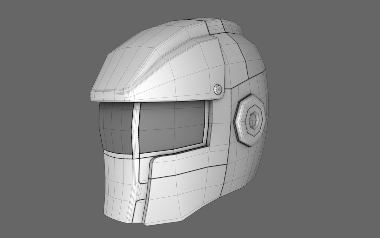 Halo Sci Fi Helmet Free 3D model_4