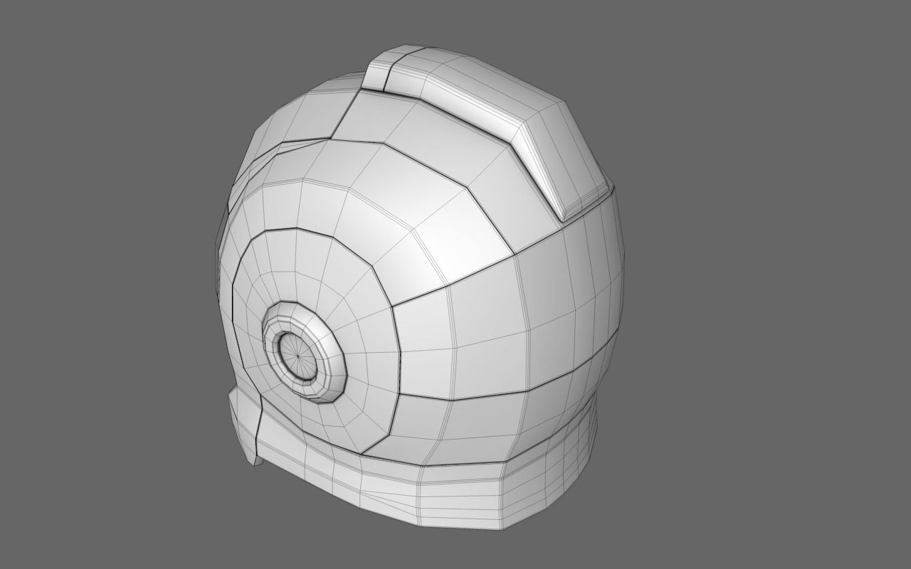 Halo Sci Fi Helmet Free 3D model_5