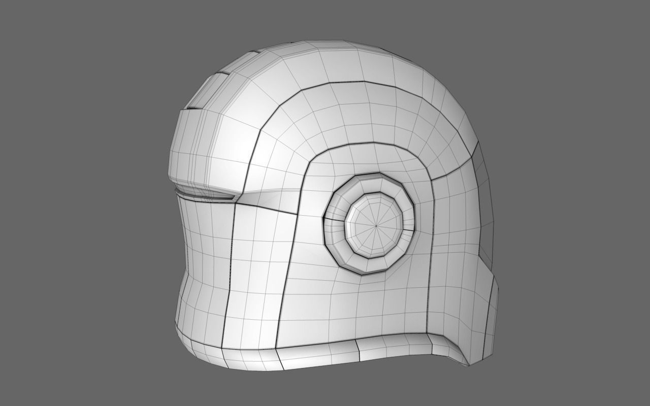 Halo Sci Fi Helmet Free 3D model_3