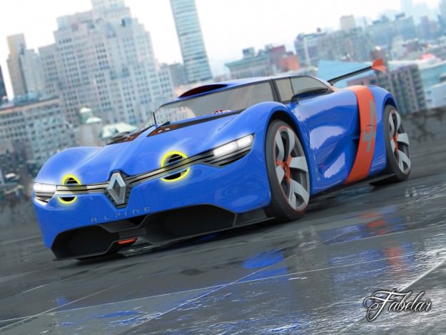 Renault Alpine A110-50 2 0 3D model_3