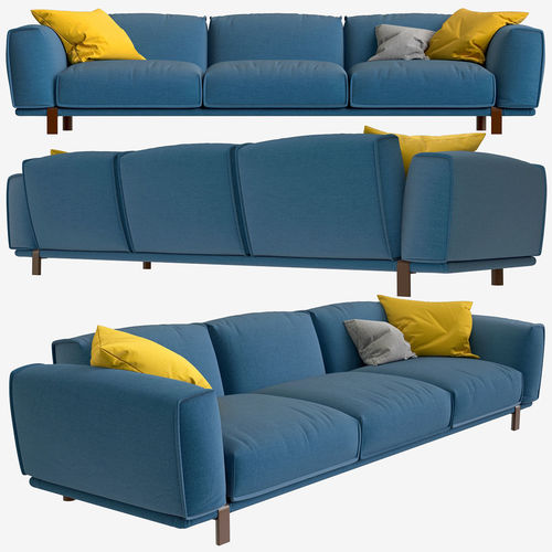 Moroso bold sofa 300x107x70 3D model