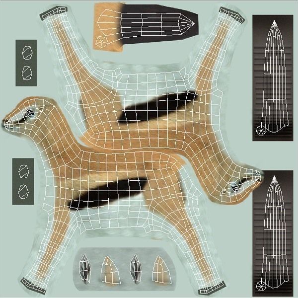 gazelle Low-poly 3D model_7