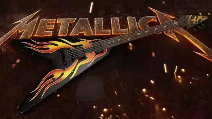 Metallica James Hetfield ESP JH-1 V Guitar